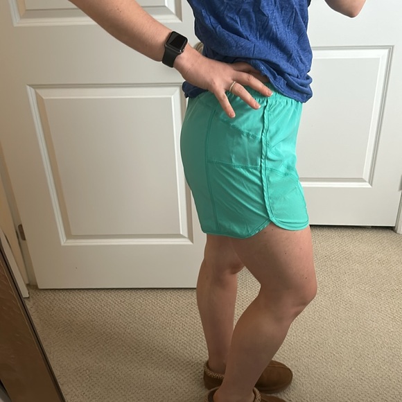 Joe Fresh Active Teal Shorts - Picture 2 of 7